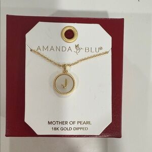 Gold Initial Necklace